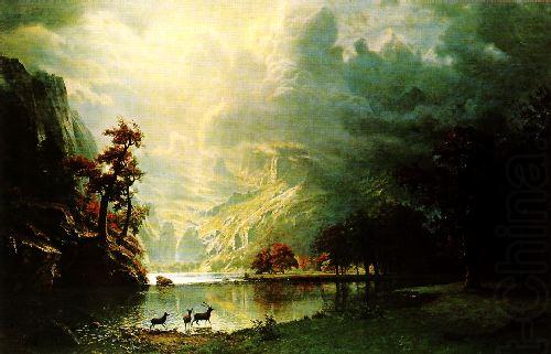 Albert Bierstadt Sierra Nevada Morning china oil painting image